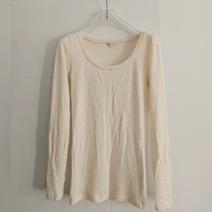 Club Monaco M Wool Cashreme Long Sleeve Knit Top Base Layer Medium